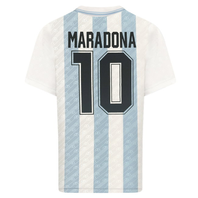 1994 Argentina World Cup Home Shirt (Maradona 10)-SoccerKits Hub | Buy Soccer Jerseys Online